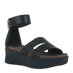 NWOT OTBT BLACK MONTAUK SANDALS